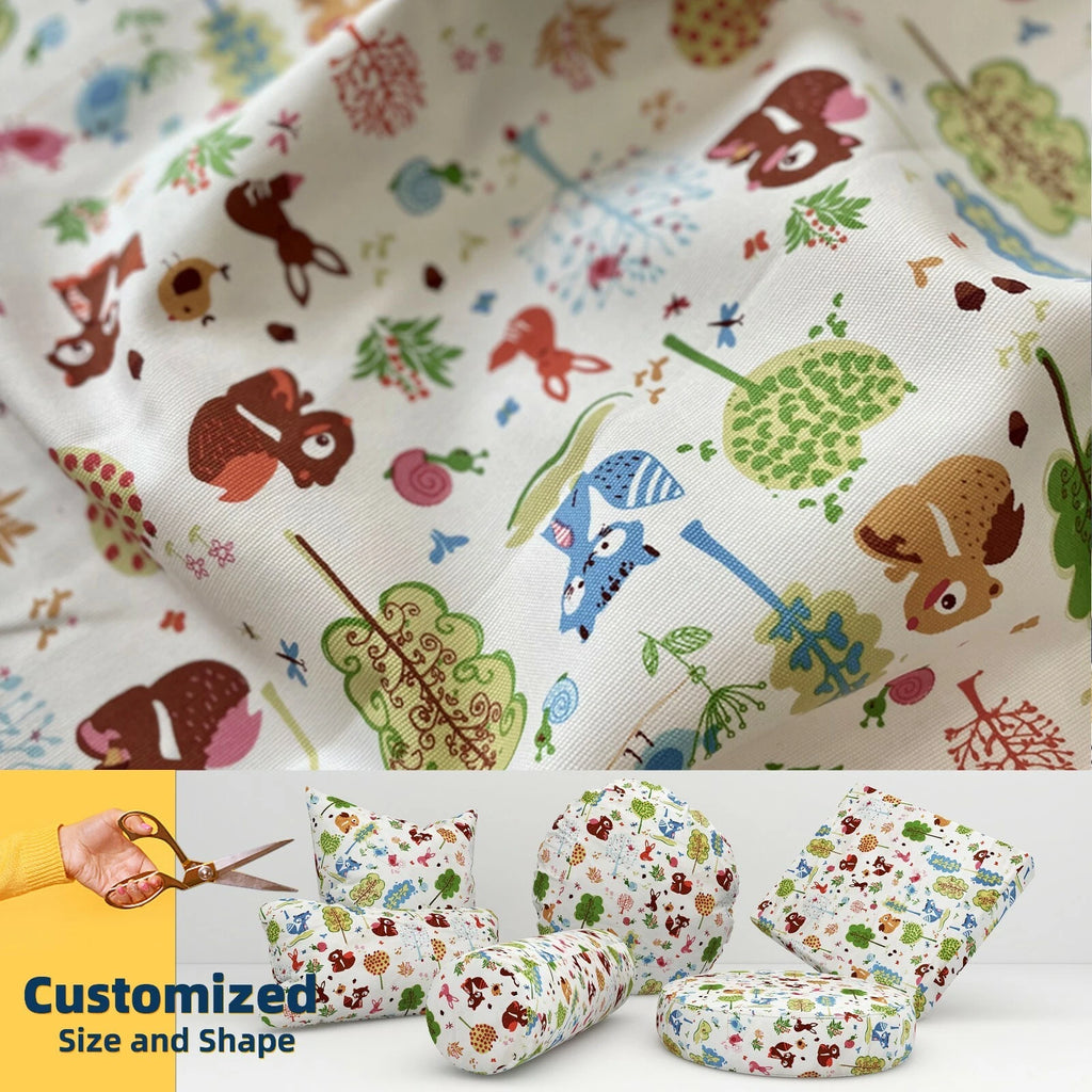 LL002 Kid Cartoon  Cotton Canvas Cushion Cover Bolster Pillow Case*TAILOR MADE*