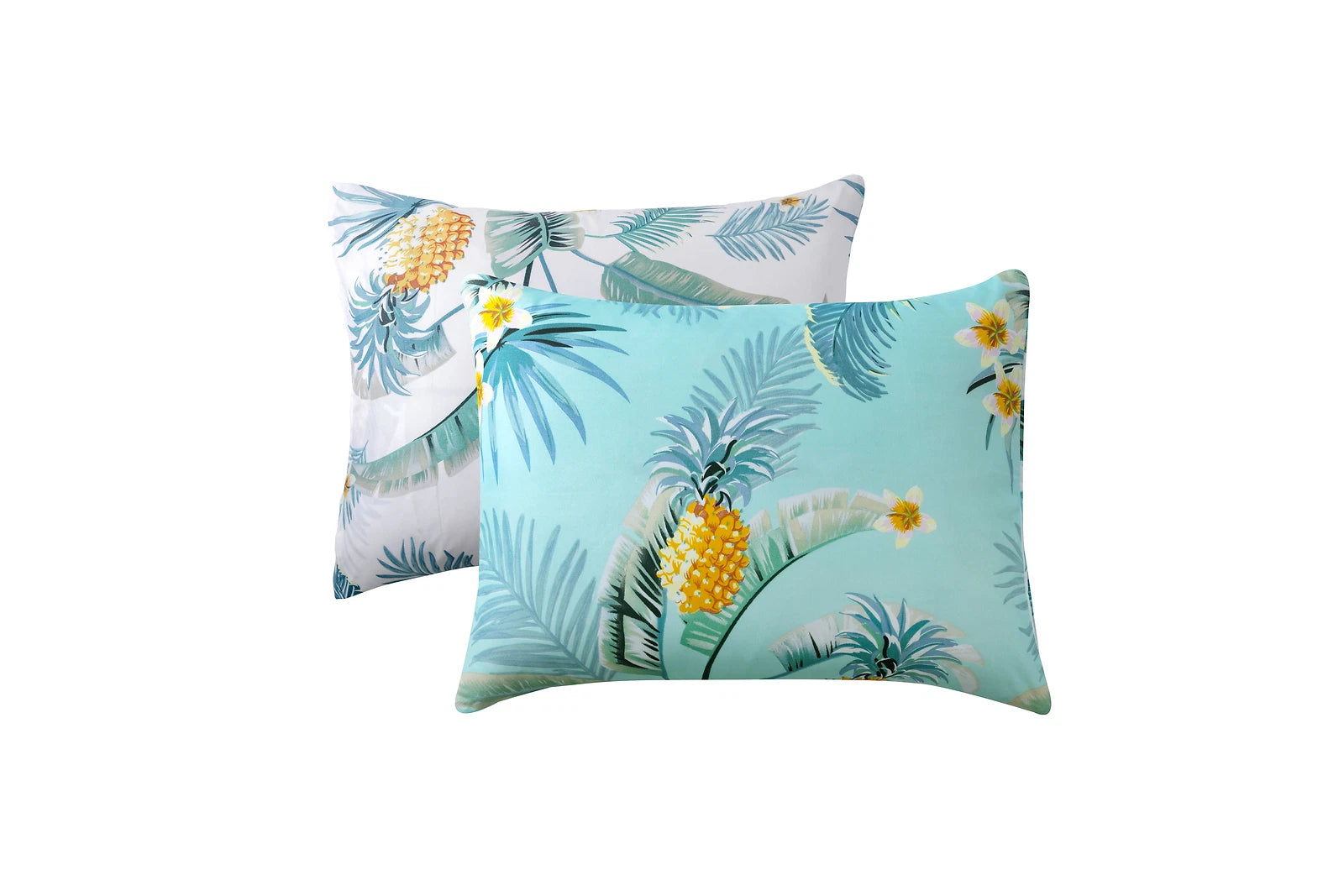 Boho Floral Theme Pillowcase Cover Home Sofa Cushion Cover Set of 2 Pillow Cases