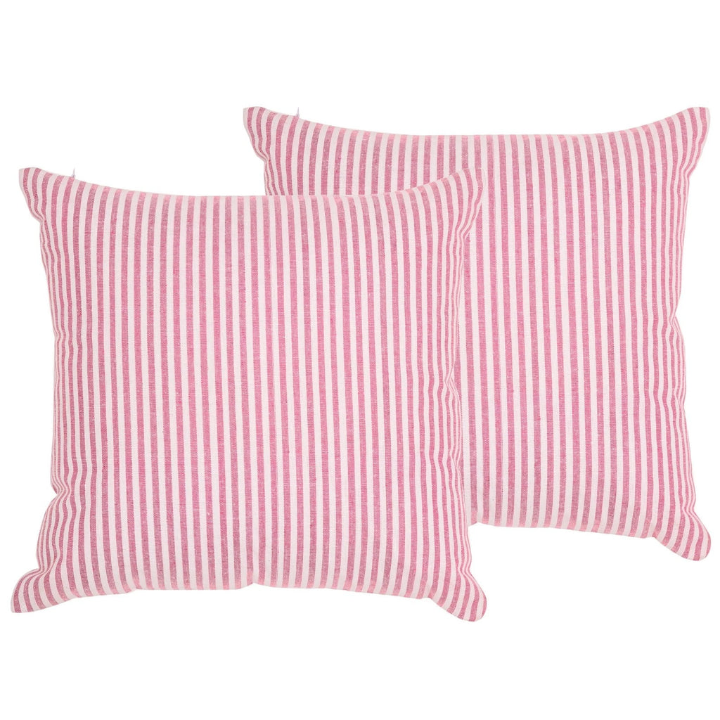 Pillow Cover Throw Cushion Case Covers Cotton Striped Home Sofa Decor Square-S2