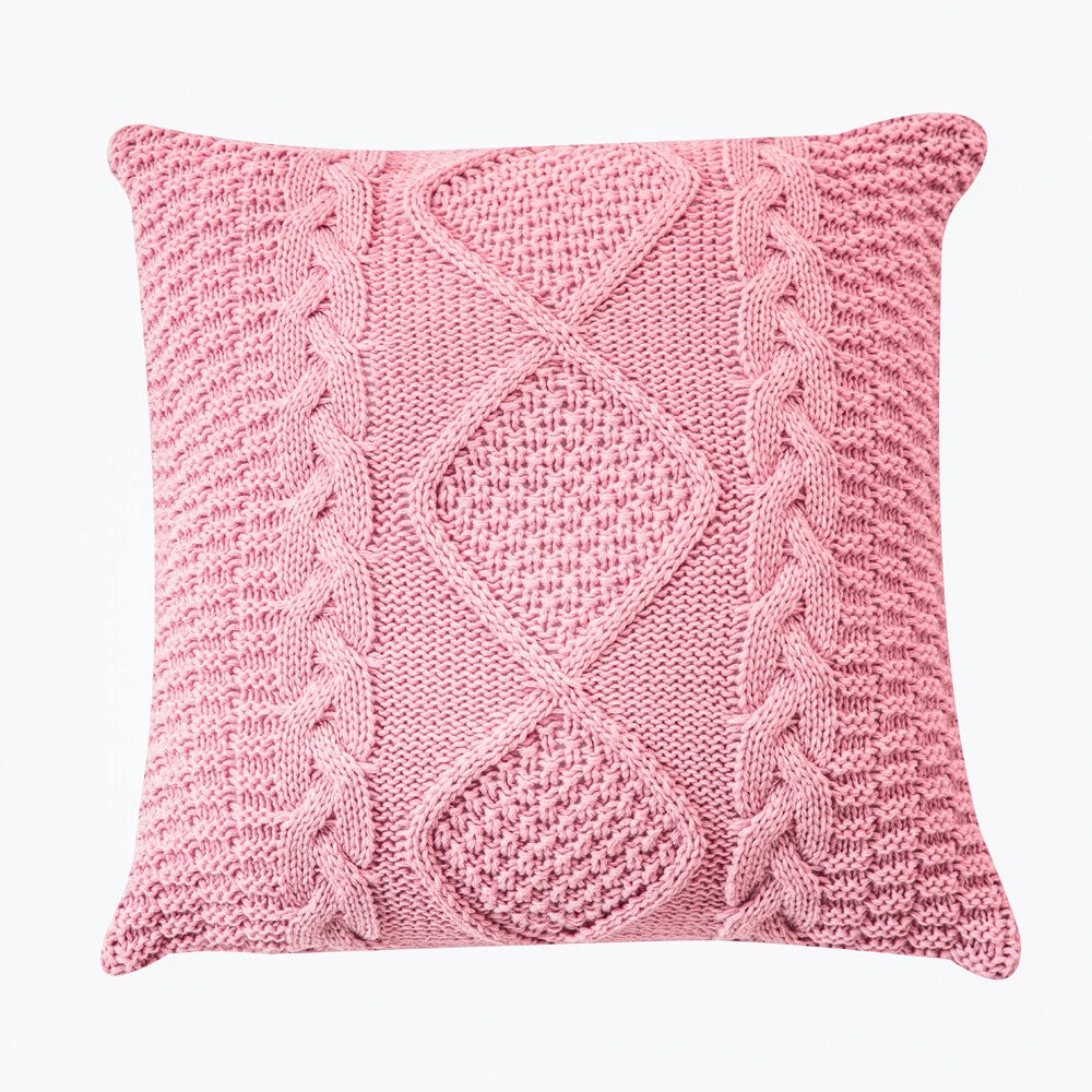 Knitted Pillow Cover Pillowcase Coreless Pillow Cushion Throw Sofa Car Bed Decor