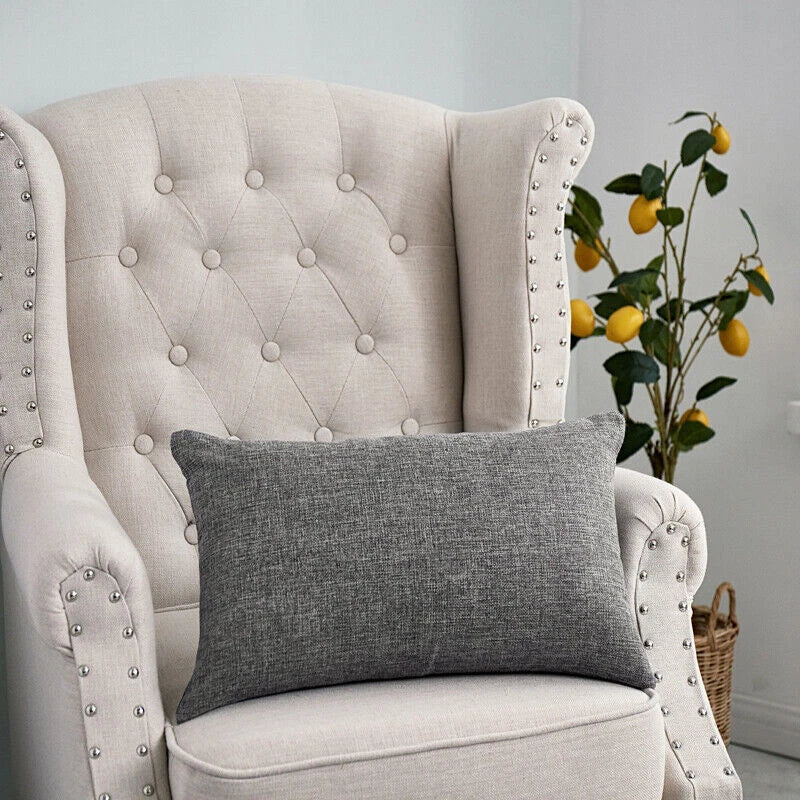 1PC Sofa Pillow Case Throw Waist Cushion Covers Pillowcase Home Christmas Decor