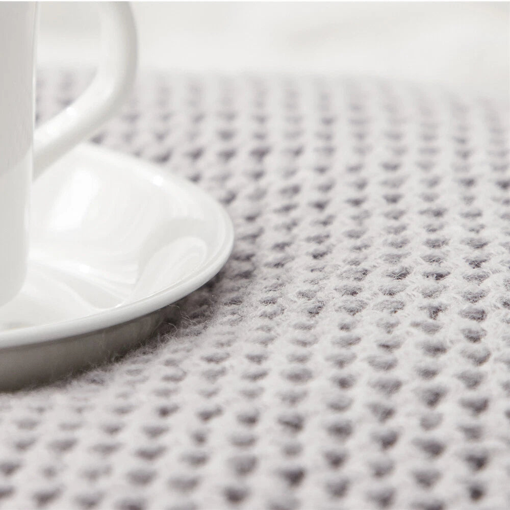 18'' Knitted Pillowcase Buttons Sofa Bed Throw Waist Cushion Covers Home Decor