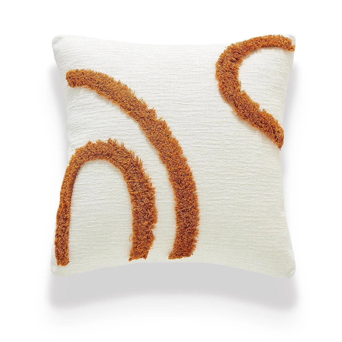 45x45cm Brown Vintage Nordic Throw Pillow Cover Cream Light Luxury Sofa Cushion