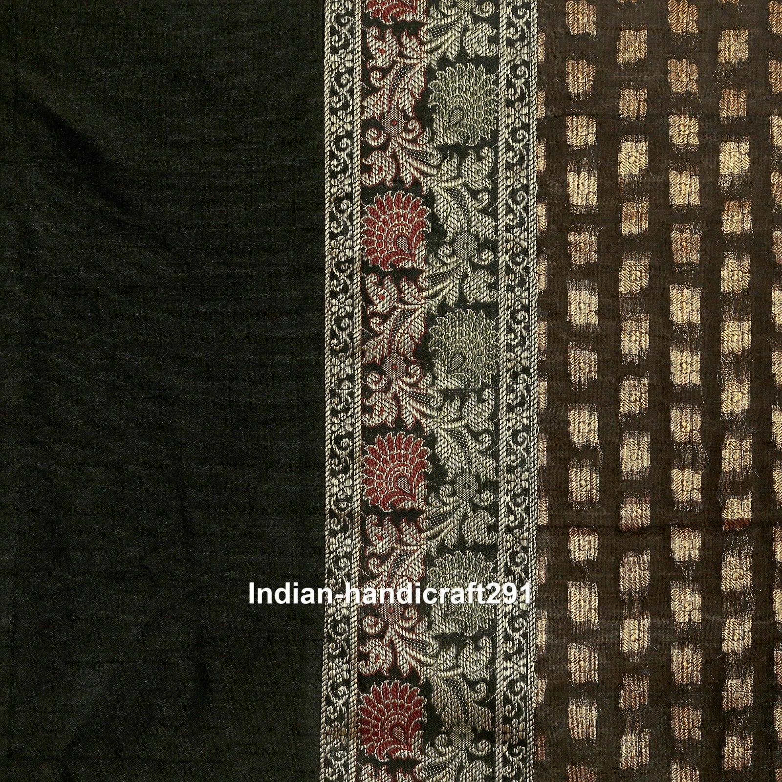 Indien Brocade Silk Round Bed Sofa Neck Bolster Cushion Cover Set Pillowcase