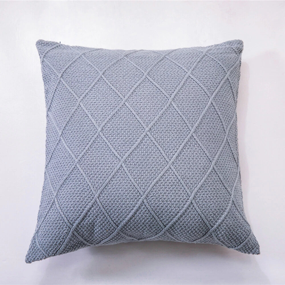 Modern Fashion Knitted Pillow Case Home Office Decor Sofa Bed Waist Cushions 1pc