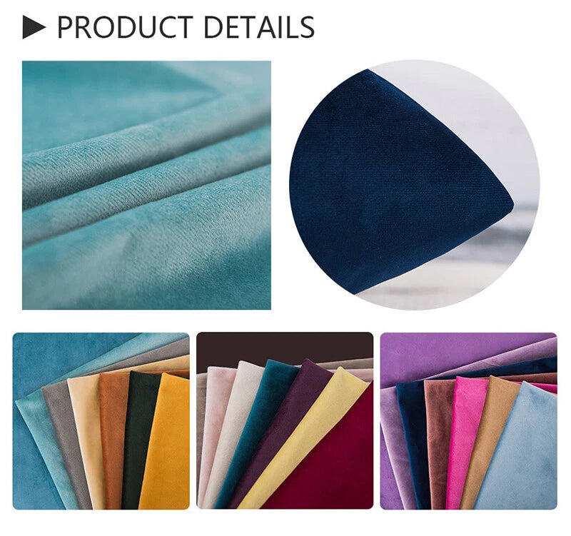 16" Solid Velvet Cushion Cover Candy Color Pillow Case For Sofa Car Home Decor