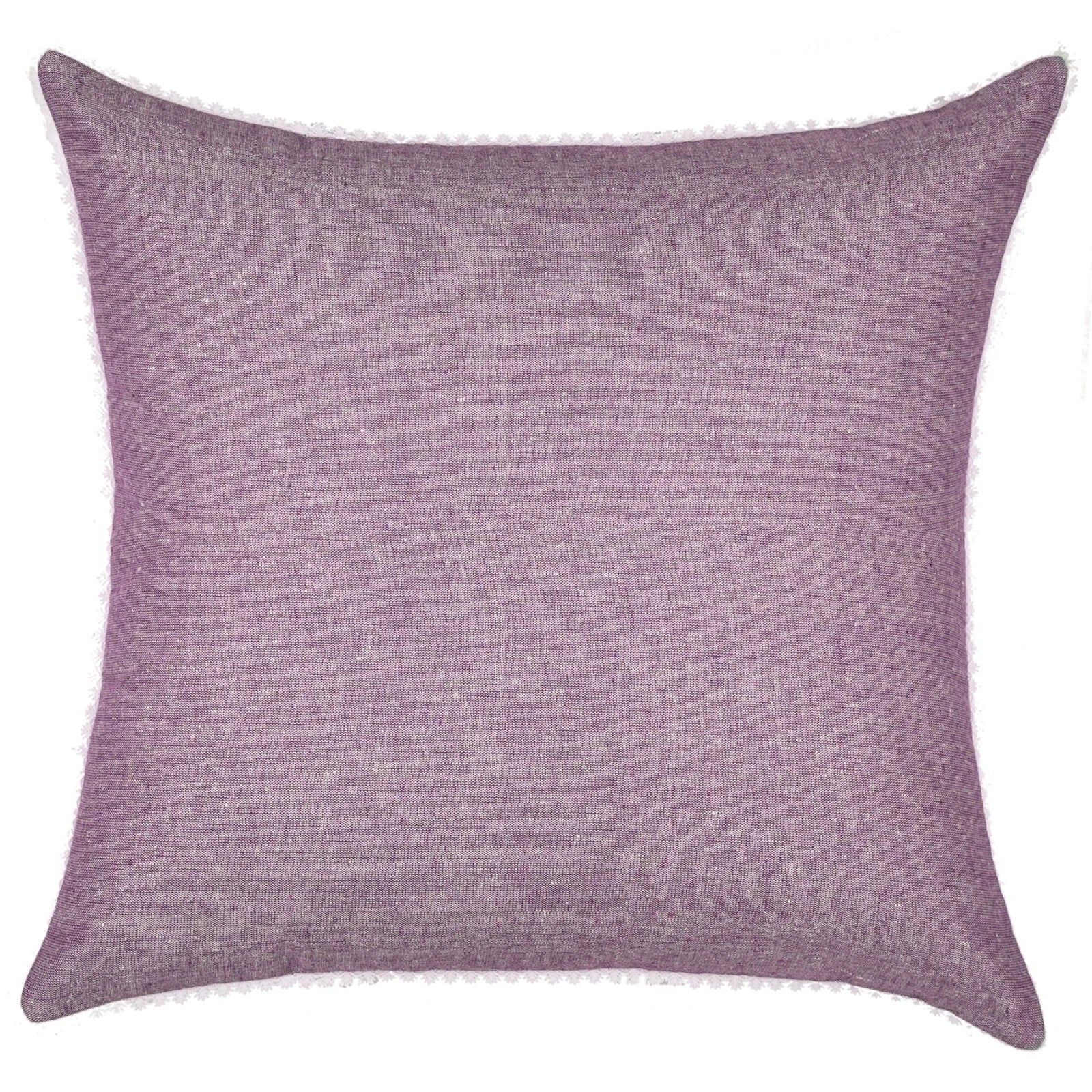 Cushion Covers Case Cotton Throw Pillow Cover Sofa Home Decor Solid with Lace-S5