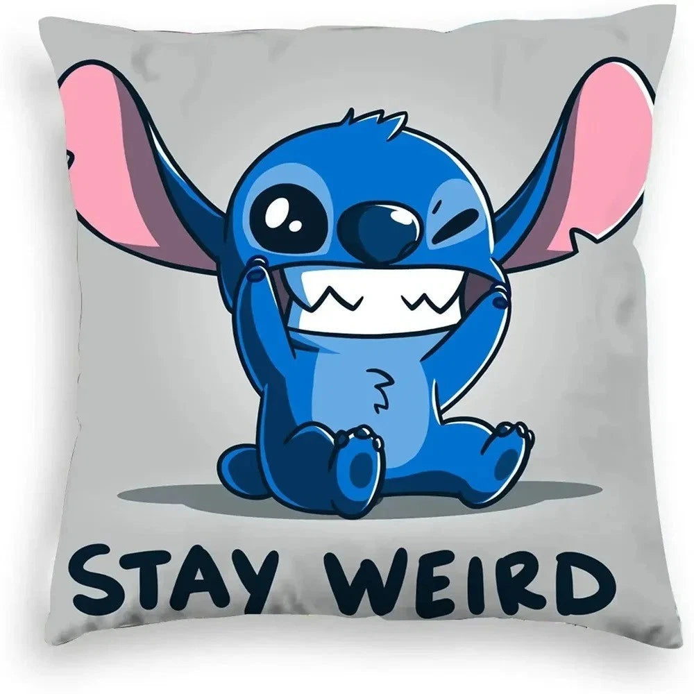 Disney Stitch Pillowcase – Anime Kawaii Double-Sided Print Pillow Cover for Kids