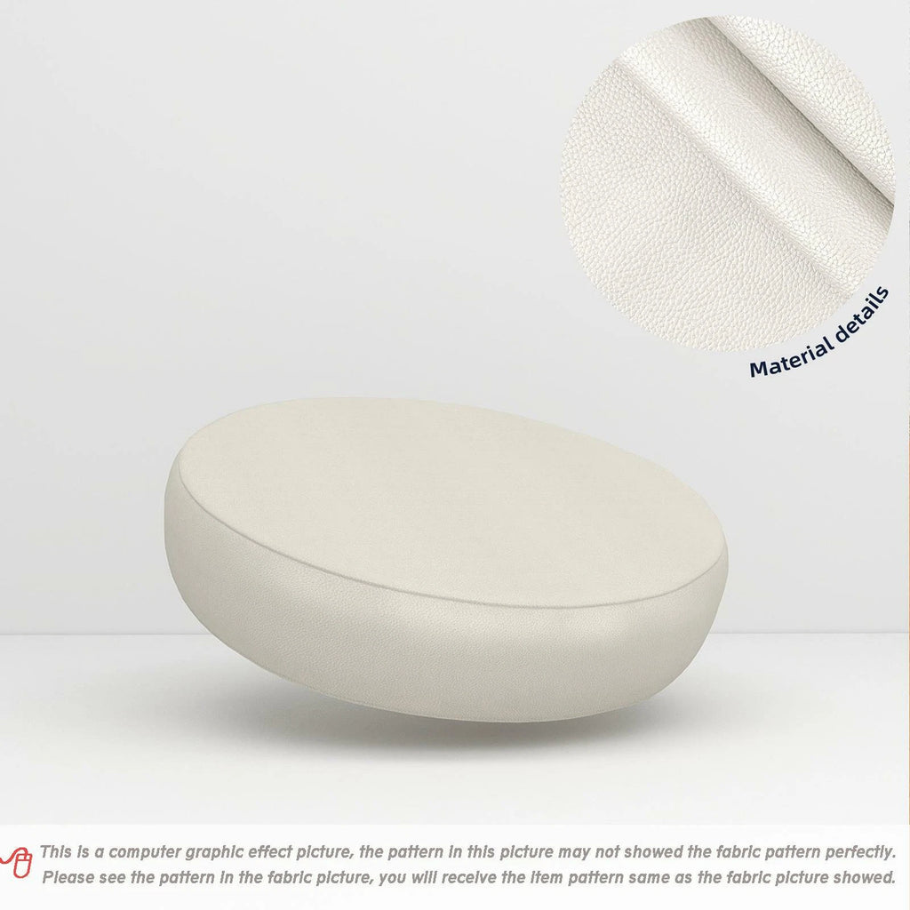 Pb045A Cushion Cover*Pearl White*Faux Leather synthetic Litchi Skin Sofa Seat