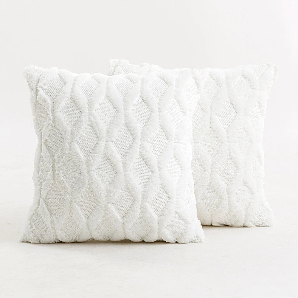 Decorative Throw Pillow Covers Set of 2 for Couch Sofa Living Room 18"x18"
