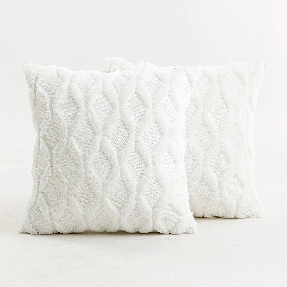 Decorative Throw Pillow Covers Set of 2 for Couch Sofa Living Room 18"x18"