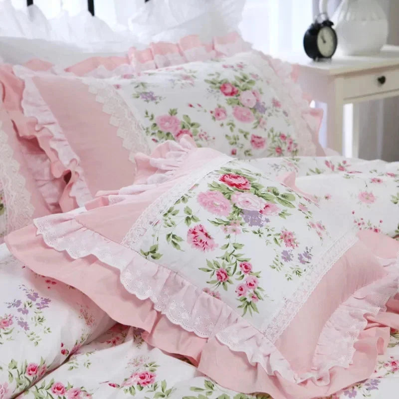 Lace Decorative Pillowcase Bed Pillow Case Princess Cushion Cover Sofa Cushions