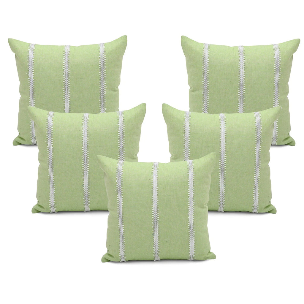 Cushion Case Cotton Pillow Cover Home Sofa Couch Bed Decor Square Covers Set 5