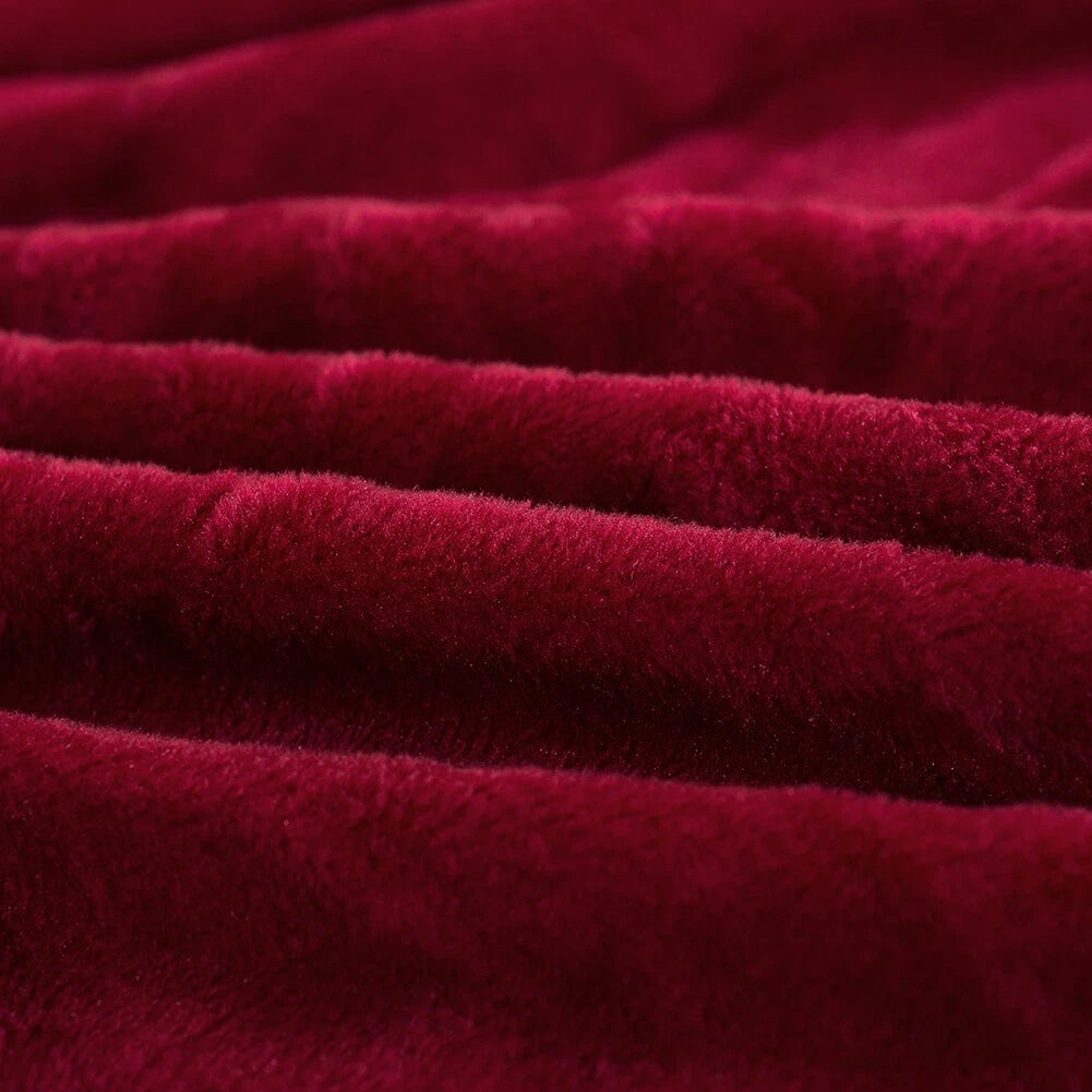 Velvet Armless Sofa Bed Cover Folding Futon Cover Sofa Slipcover 180-210cm