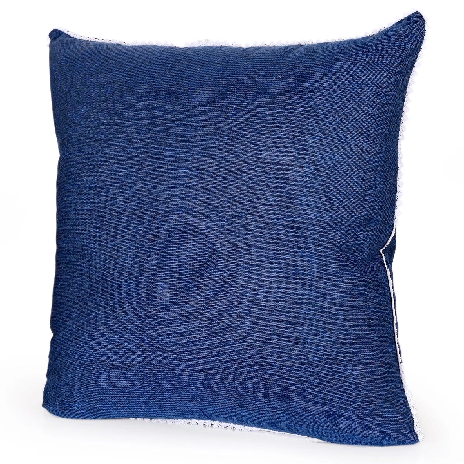 Cotton Cushion Cover Home Sofa Decor Throw Pillow Case Covers Solid with Lace