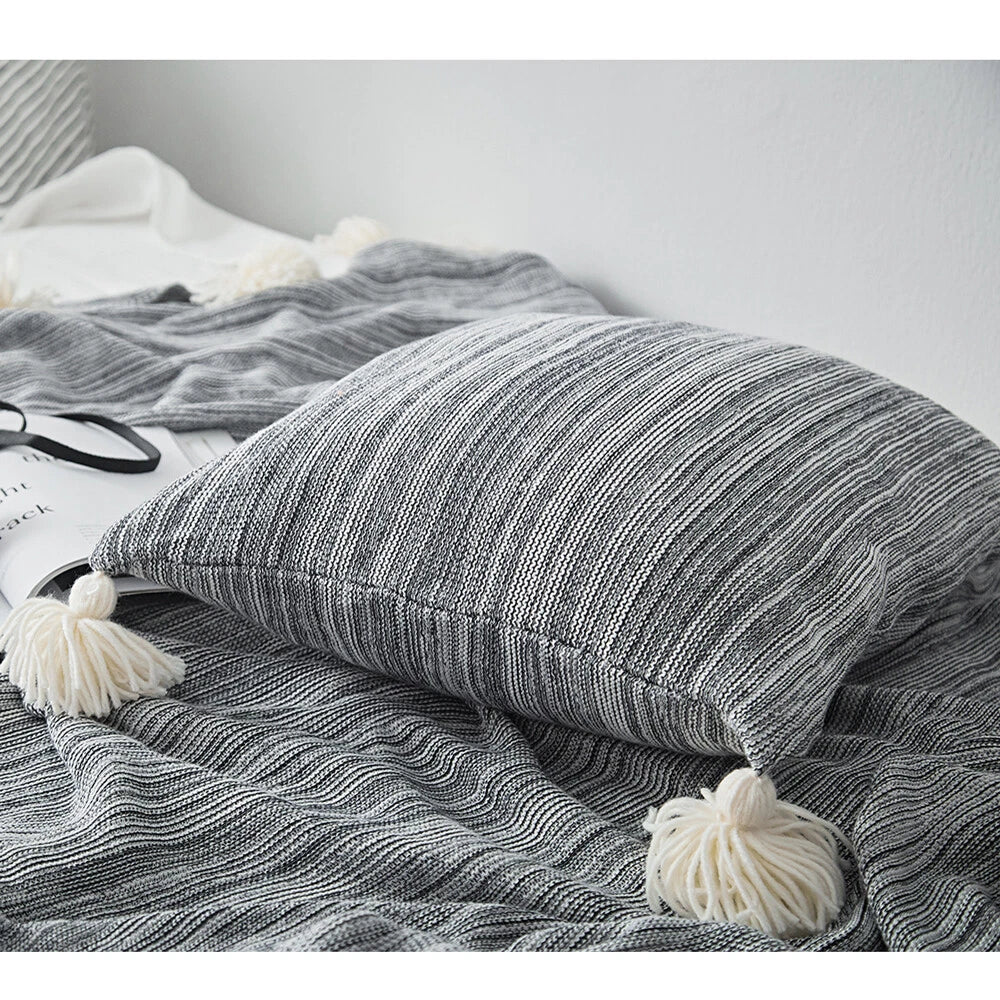 18'' Pillowcase Modern Sofa Bed Car Decor Throw Waist Cushion Covers Pillow Case