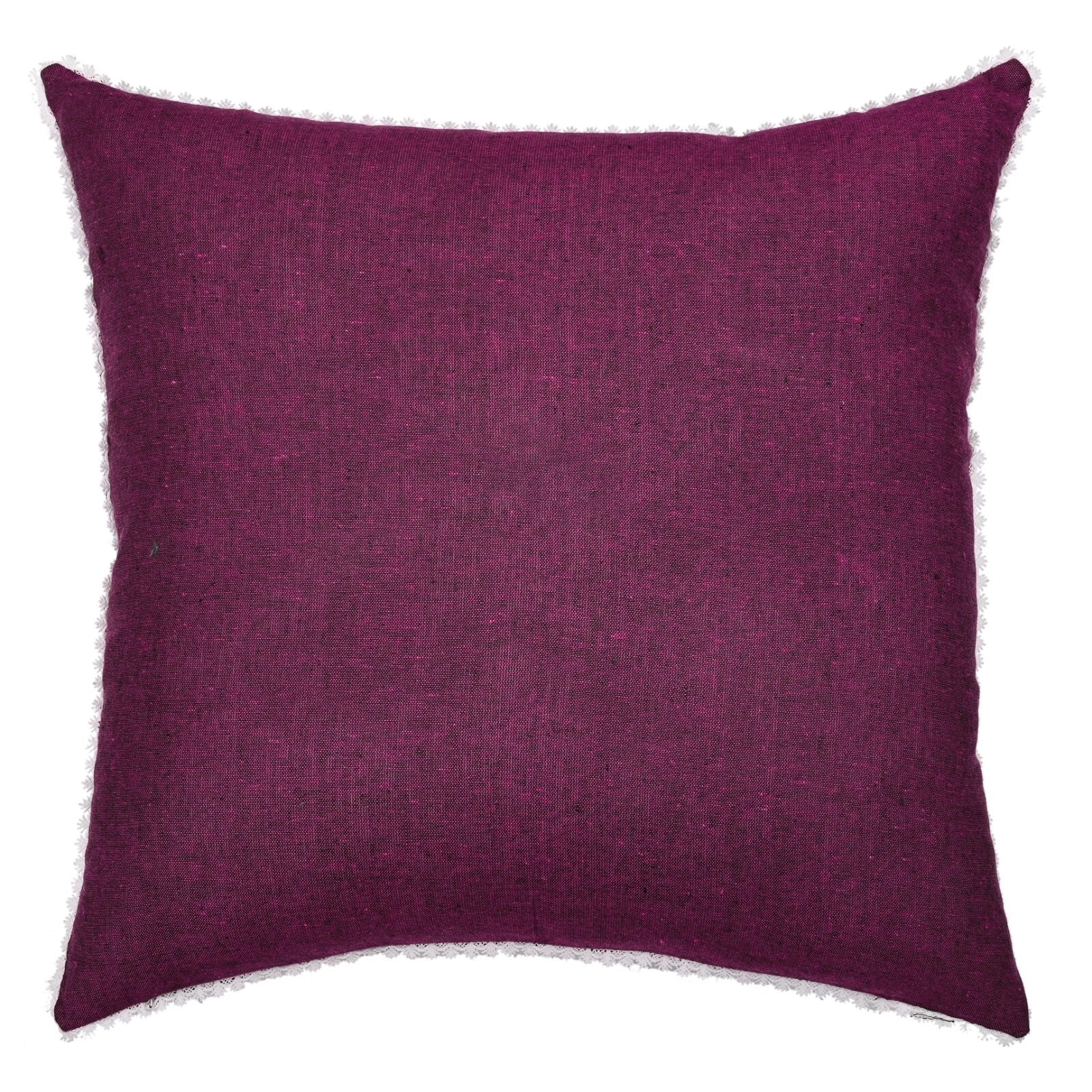 Cotton Cushion Cover Home Sofa Decor Throw Pillow Case Covers Solid with Lace