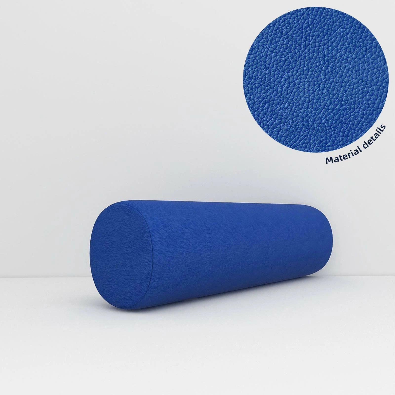 Pb017 Cushion Cover*Blue*Faux Leather synthetic Litchi Skin Sofa Seat 3D Box