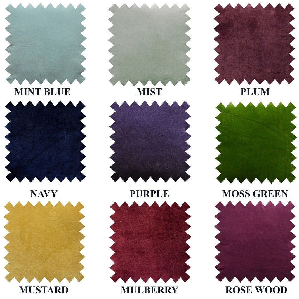 Cotton Velvet round chair pad Cushion(same piping) | Round seat pad for chair |