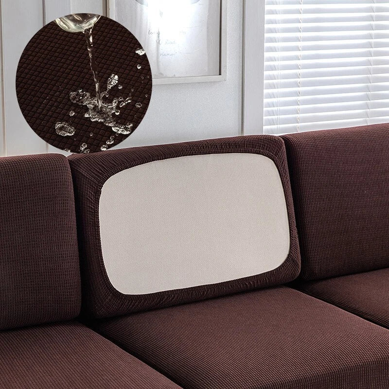 Waterproof Jacquard Sofa Cushion Cover Slipcover For Backrest Stretch Seat Cover