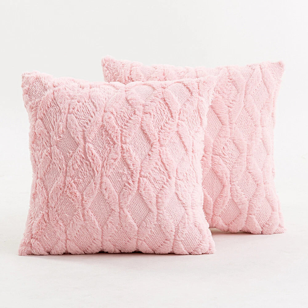 Decorative Throw Pillow Covers Set of 2 for Couch Sofa Living Room 18"x18"