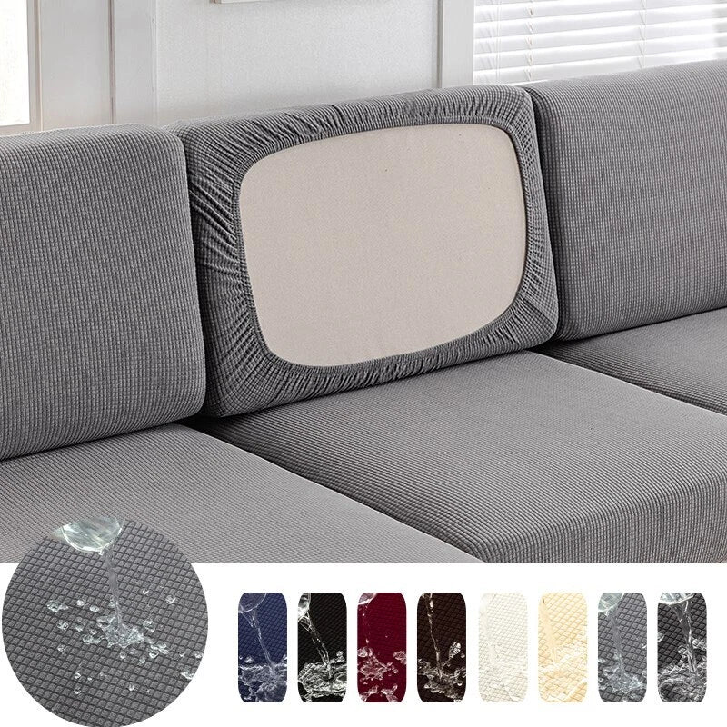 Waterproof Jacquard Sofa Cushion Cover Slipcover For Backrest Stretch Seat Cover