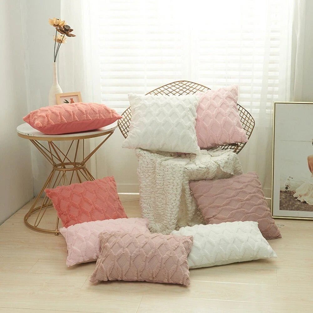 Decorative Throw Pillow Covers Set of 2 for Couch Sofa Living Room 18"x18"