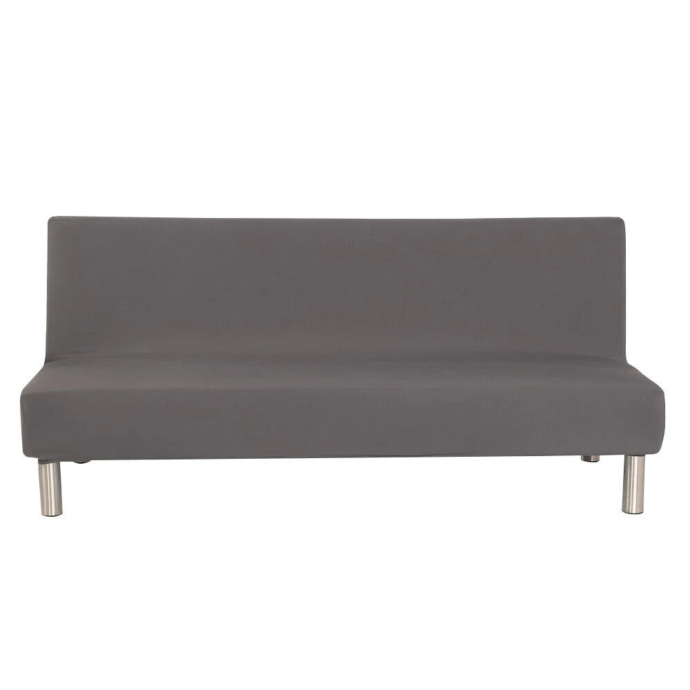 Stretch Sofa Slipcover Armless Chair Cover Sofa Bed Cover +Pillowcase Home Decor