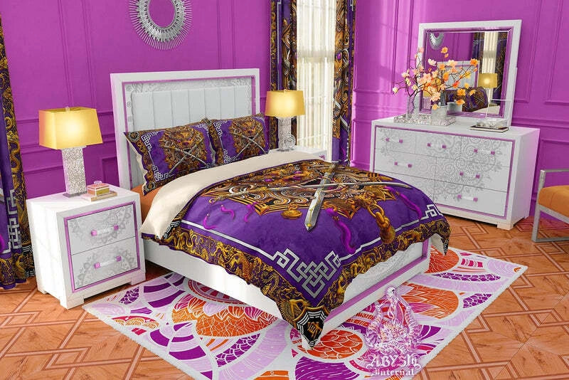 Bohemian  Sofa Throw Blanket - Double Side bed cover & Cushion -