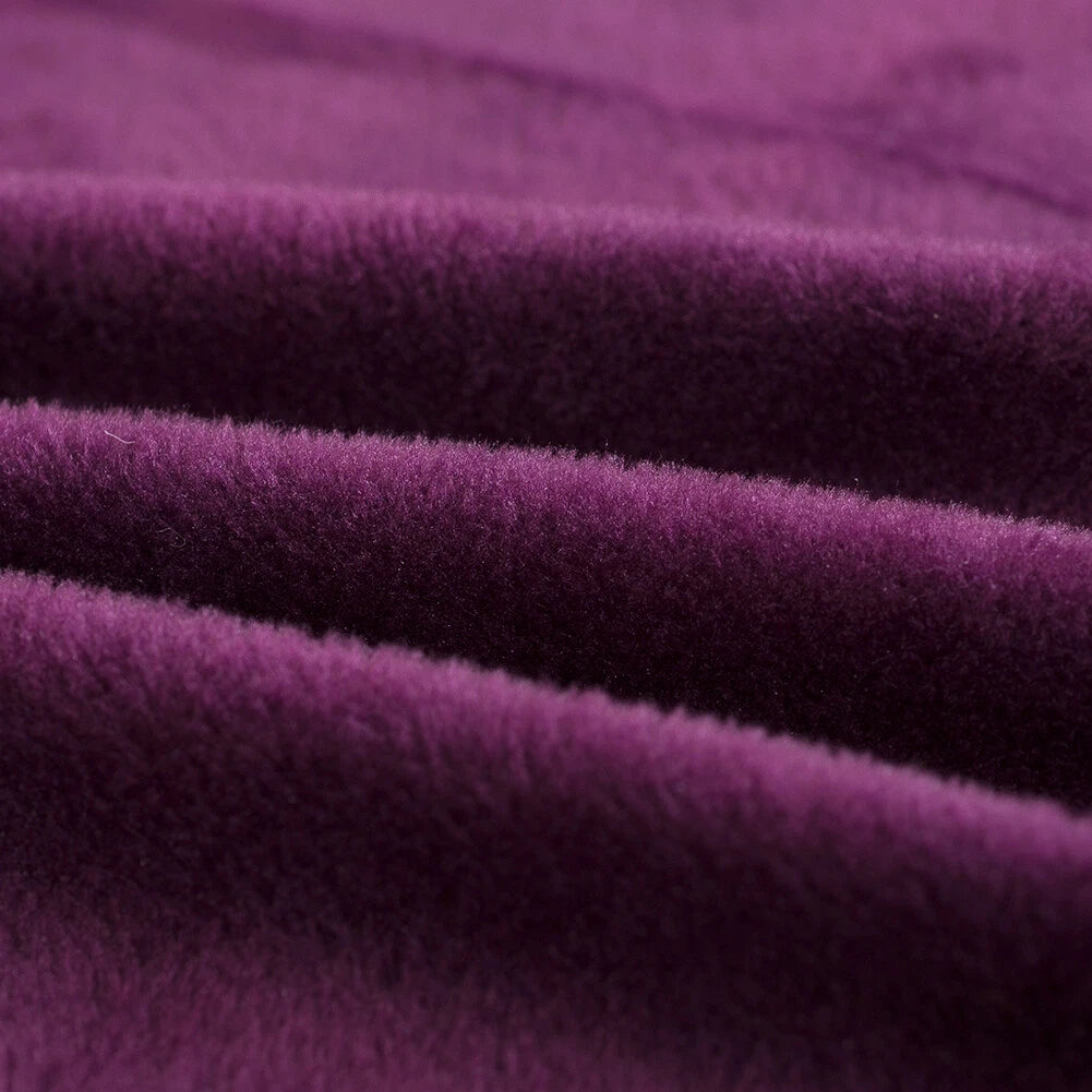 Velvet Armless Sofa Bed Cover Folding Futon Cover Sofa Slipcover 180-210cm