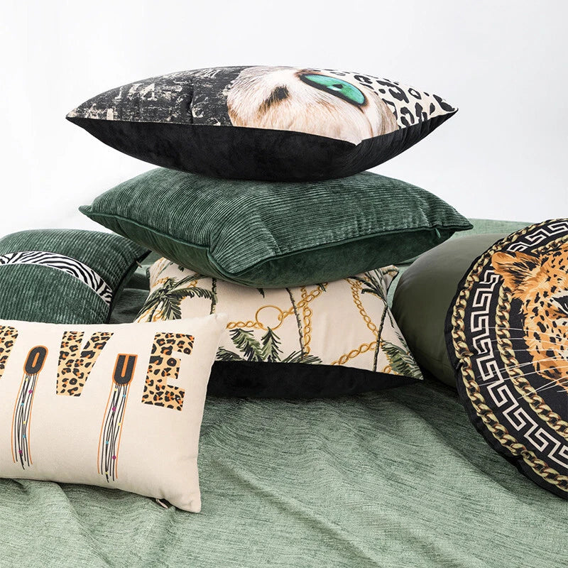 18"x18" Wild Nature Throw Pillow Covers Case Sofa Bed Cushion Covers Decorative