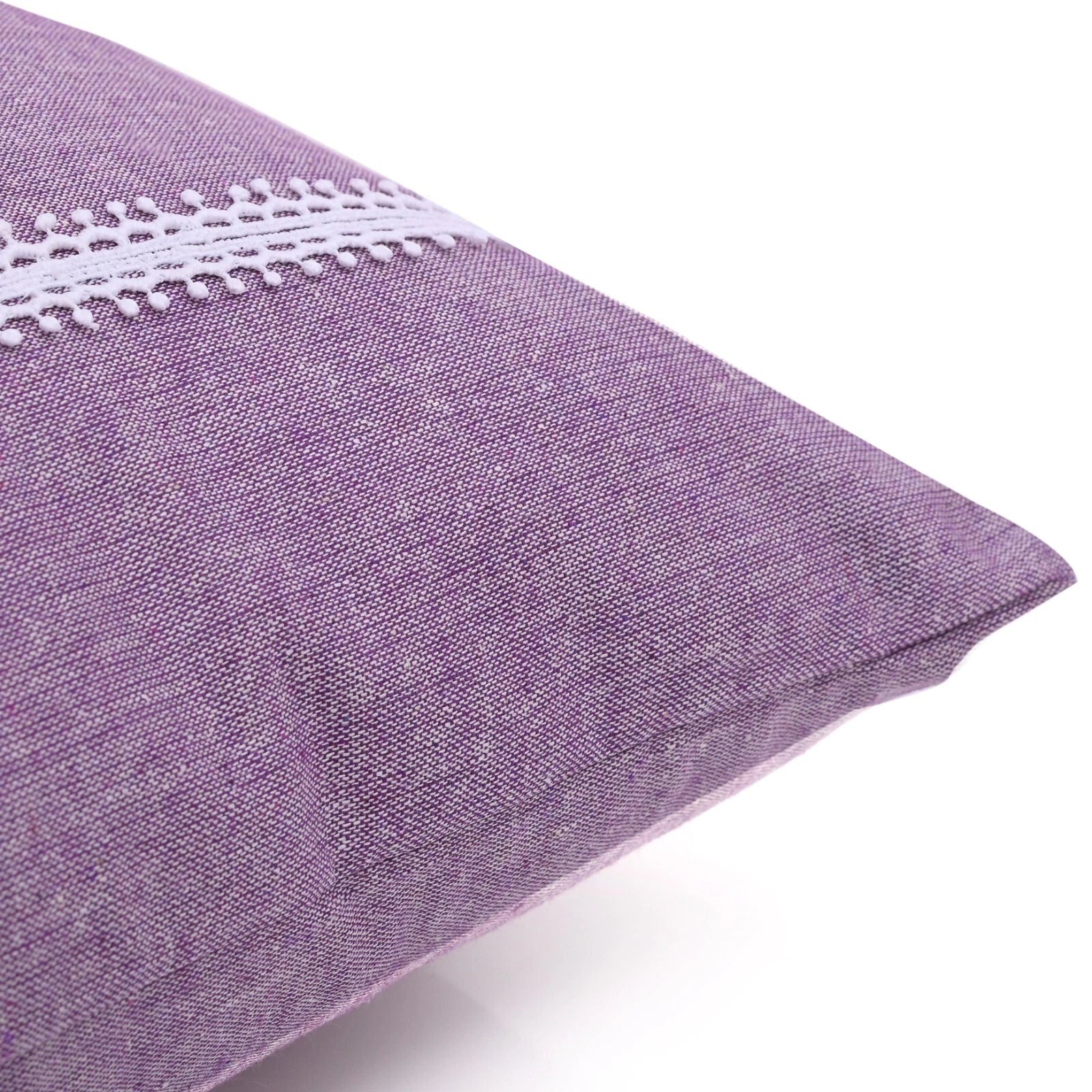Cotton Pillow Cover Cushion Case Home Sofa Couch Bed Decor Square Covers Set 5