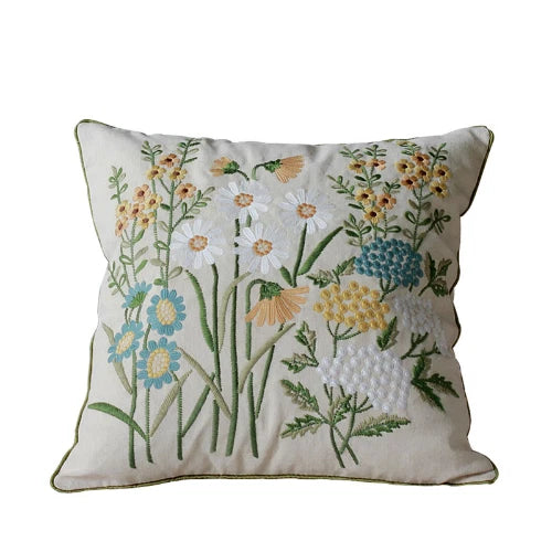 Luxury Cushion Covers for Living Room Sofa Cushion Cover Embroidery Pillowcase