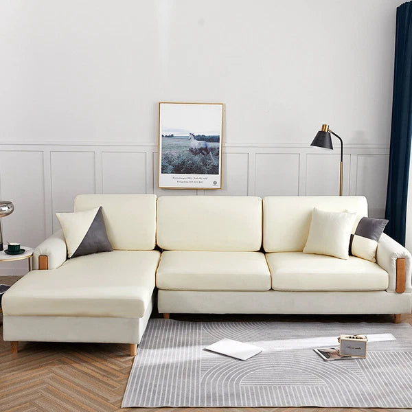1 2 3 4 Seater PU Leather Sofa Cushion Cover Waterproof Sofa Couch Seat Cover