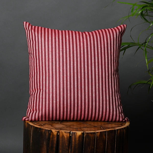 Cotton Cushion Covers Throw Pillow Cover Case Striped Home Sofa Decor-Set of 2