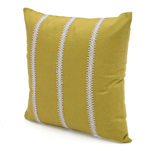 Cotton Pillow Cover Cushion Case Home Sofa Couch Bed Decor Square Covers Set 5