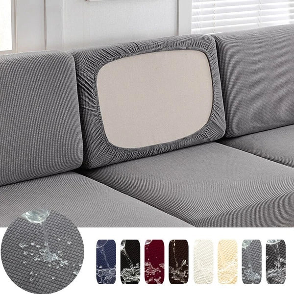 Waterproof Jacquard Sofa Cushion Cover Slipcover For Backrest Stretch Seat Cover