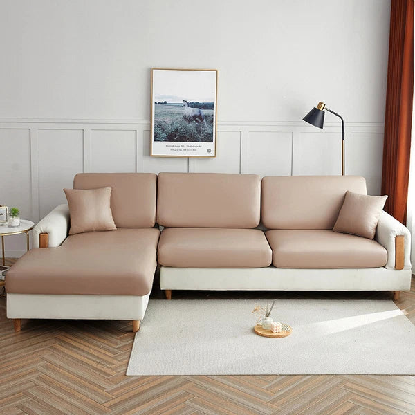 1 2 3 4 Seater PU Leather Sofa Cushion Cover Waterproof Sofa Couch Seat Cover