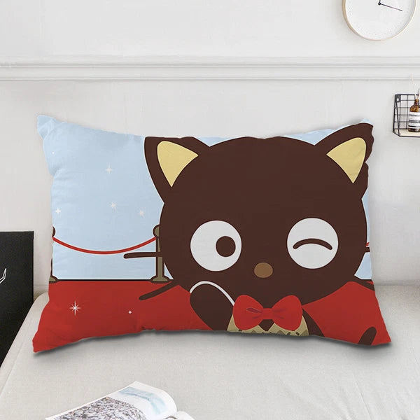 chococat fuzzy Pillowcase Pillow Sofa Decoration Cover Cushion pillowslip new