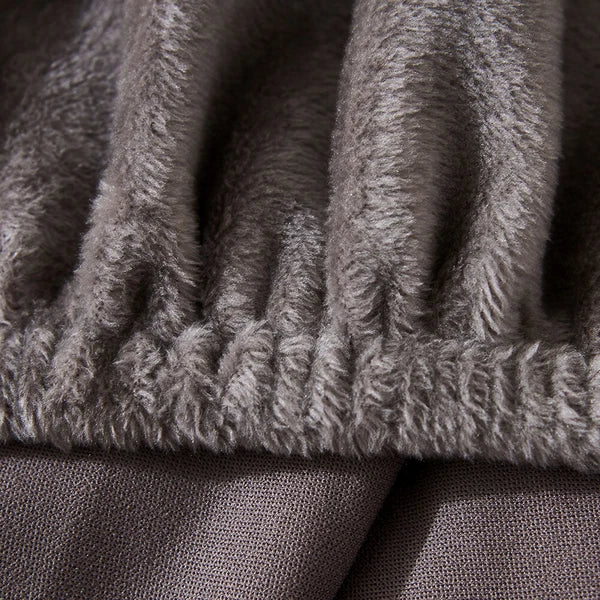 Velvet Armless Sofa Bed Cover Folding Futon Cover Sofa Slipcover 180-210cm