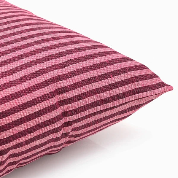 Cotton Cushion Covers Throw Pillow Cover Case Striped Home Sofa Decor-Set of 2