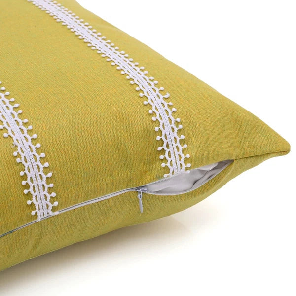 Cotton Pillow Cover Cushion Case Home Sofa Couch Bed Decor Square Covers Set 5