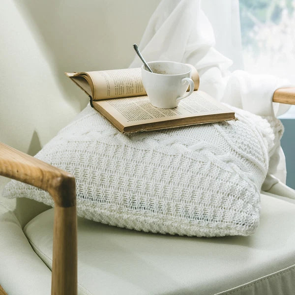 1pc Fashion Throw Pillow Case Sofa Waist Cushion Covers Knitted Home Bed Decor