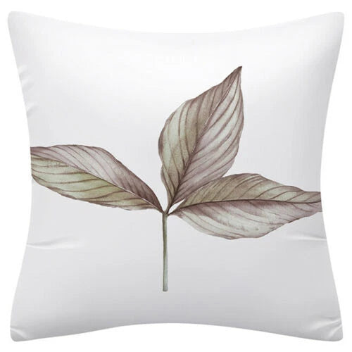 PILLOW COVER Floral Flower Decorative Double Sided Soft Sofa Cushion Case 18x18"