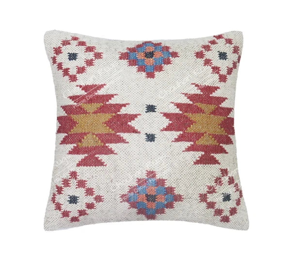 Vintage Handmade 1 Pcs Kilim Cushion Cover 18"x18" Decorative Sofa Pillow Cases