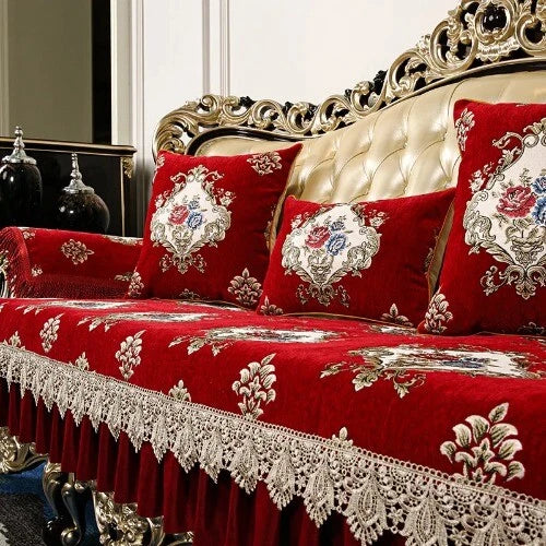 Non-Slip Sofa Covers Living Room Chenille Sofa Cushion Couch Cover SofaSeat Pad