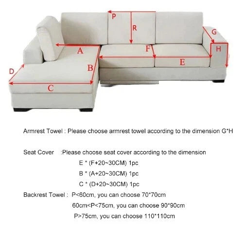 Sofa Protector Home Decor Fleece Sofa Cover Sofa Seat Slipcovers Plush Jacquard