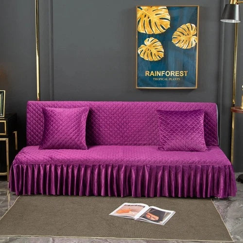 High-end Foldable Sofa Bed Cover Sofa Towel Universal Cover Non-slip Cushion