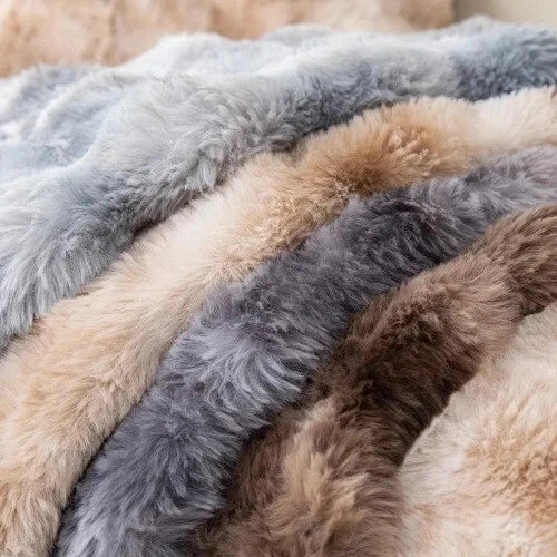 Plush Sofa Cover for Living Room SofaTowel Universal Non-slip Sofa Mat Blanket