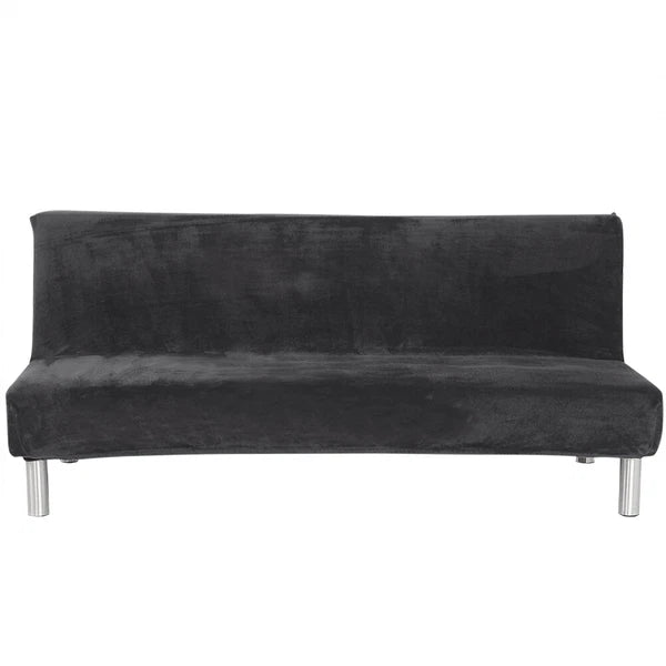 Armless Sofa Bed Cover Futon Full Size Thicker Plush Sofa Slipcover New